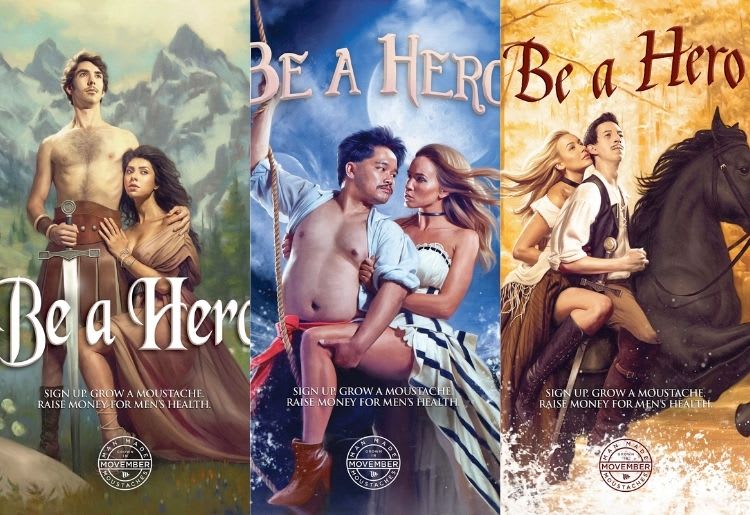 Print ads created by ad agency BBDO for Movember 2014